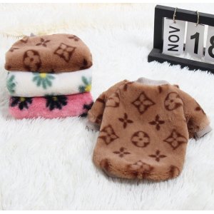 秋冬款印花寵物衣服