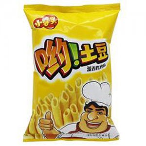 小拳頭喲土豆薯?xiàng)l滋香烤雞味