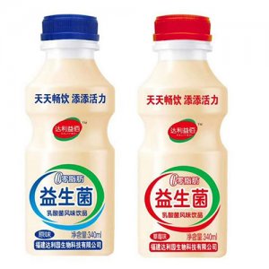 達(dá)利益佰益生菌風(fēng)味飲品系列
