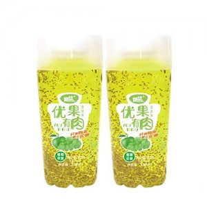 好夢優(yōu)果優(yōu)肉葡萄蘋果果粒果味飲料380ml
