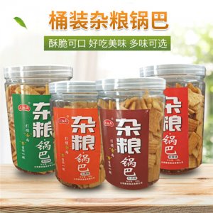 三把刷雜糧鍋巴系列罐裝