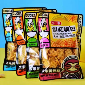 小一哥斜杠鍋巴--大米黃豆配