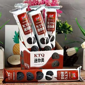 樂吧迷你奧巧克力夾心餅干