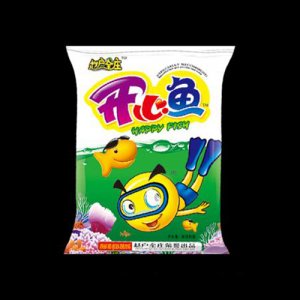 趙戶全莊開心魚膨化食品綠