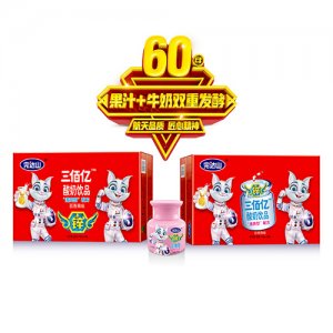 完達(dá)山三佰億酸奶飲品百香果味198mlx24瓶