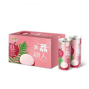 蓉城家人荔枝味乳酸菌果汁飲料240ml×24罐