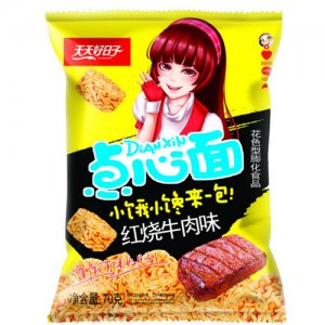 天天好日子紅燒牛肉味點(diǎn)心面70克