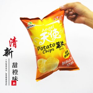 天使土豆片新包裝甜橙味