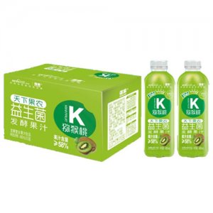 謀家天下果農益生菌發(fā)酵果汁獼猴桃味480mlx15瓶箱裝