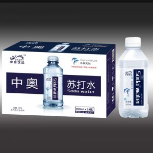 中奧飲品無(wú)糖元?dú)馓K打水飲料350mlx24瓶