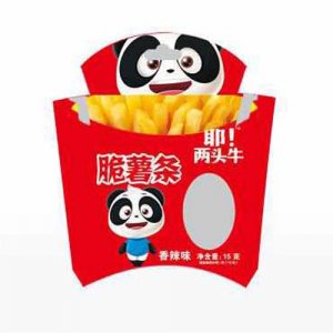 耶！兩頭牛脆薯條香辣味15g