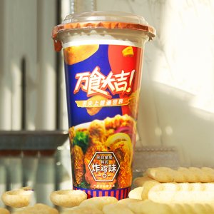 萬(wàn)食大吉薯片星你韓式炸雞味