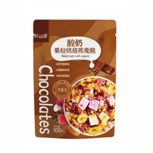 懷山源酸奶果粒燕麥脆巧克力味