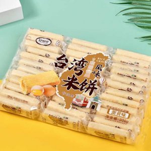 珍好恰臺灣風味米餅蛋黃味300g