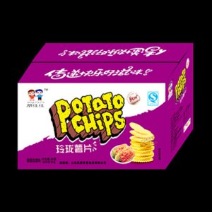 朋佳佳玲瓏薯片韓國(guó)泡菜味箱裝