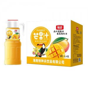 品點芒果汁飲料隆重招商1.5Lx6瓶