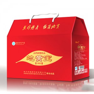 地黃寶紅色禮盒裝