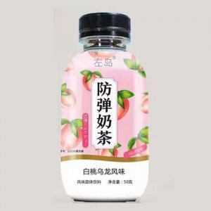左島放彈奶茶白桃烏龍風(fēng)味固體飲料50g