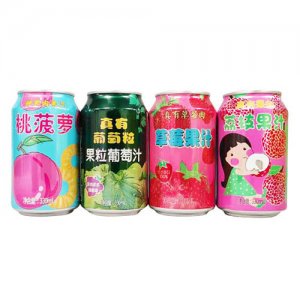 笑為鮮果粒果汁飲料330ml