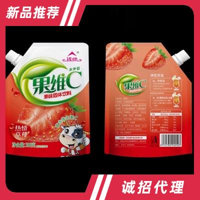 錢(qián)帥果維C果味固體飲料沖飲品代餐辦公室下午茶熱情草莓300克