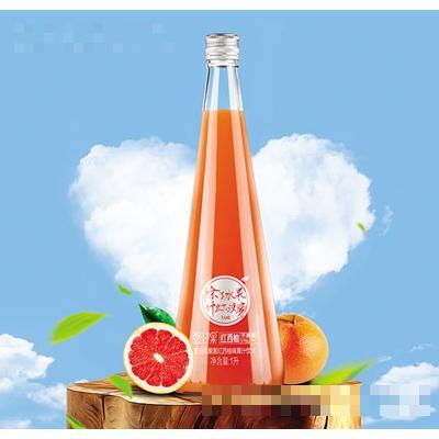 甄裸復(fù)合乳酸菌紅西柚味果汁飲料1L