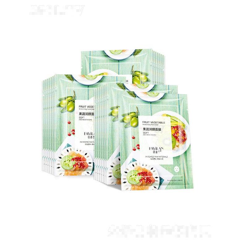 廣州市麗芝雅  法意蘭果蔬潤(rùn)顏面膜   補(bǔ)水保濕