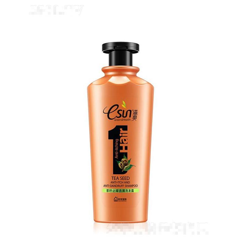 溢爽茶籽止癢去屑洗發(fā)露 400g改善頭皮干癢遠離頭屑
