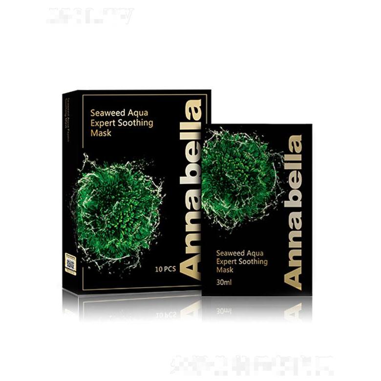 ANNABELLA黑金海藻面膜 30ml*10補水舒緩呵護(hù)凝潤保濕