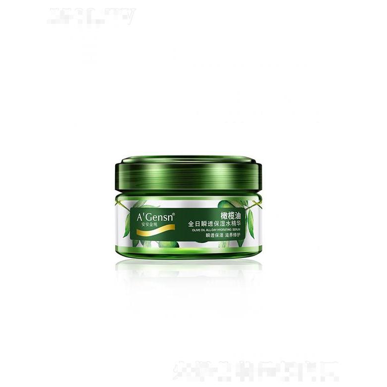 安安金純橄欖油全日瞬透保濕水精華 60g 肌膚水嫩透現(xiàn)彈潤(rùn)絲滑