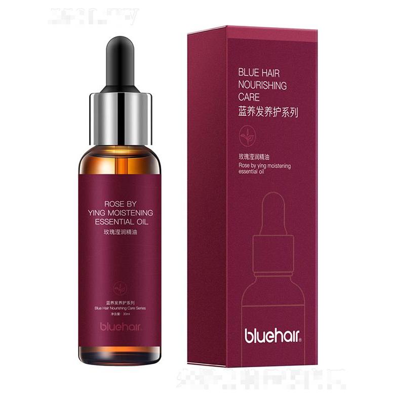 藍(lán)養(yǎng)發(fā)BlueHair玫瑰瀅潤精油 柔順發(fā)質(zhì)清潤發(fā)稍