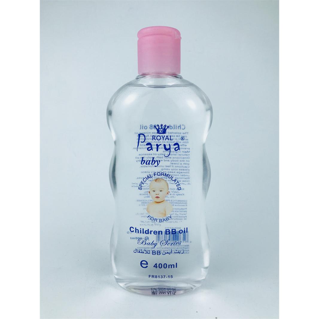 廠家批發(fā)外貿(mào)英文出口寶寶潤膚油按摩BB油推拿兒童Baby oil 400mlOEM代加工