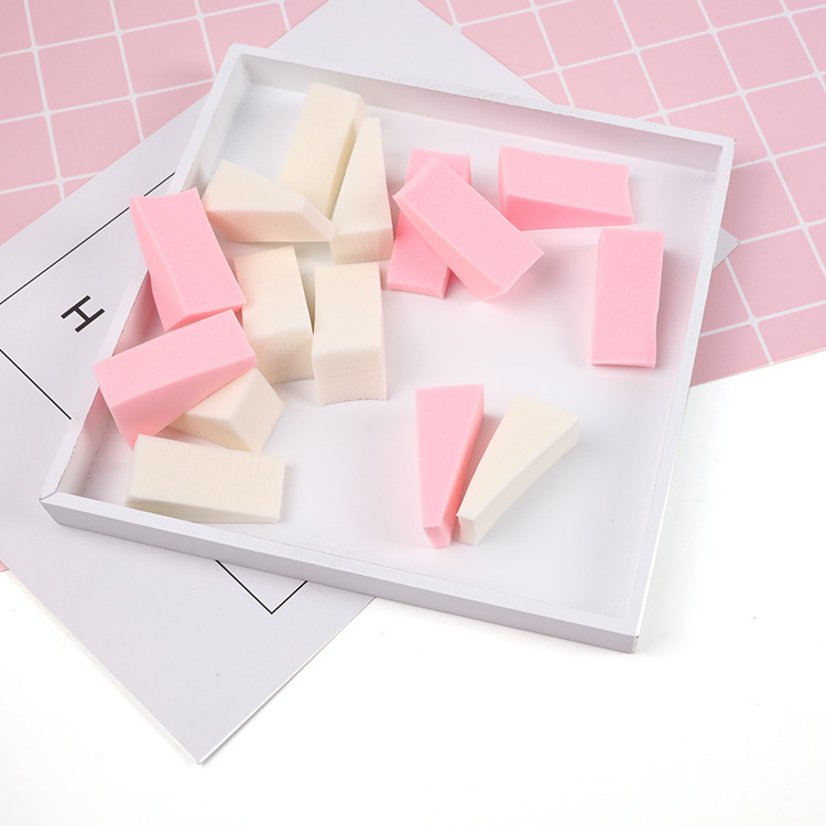 梯形三角形小化妝撲OEM代加工