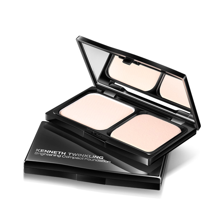 臻亮清透兩用粉餅 遮瑕修飾提亮美白定妝控油彩妝OEM代加工