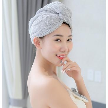 賽奧 加厚高密珊瑚絨干發(fā)帽女 型號gBi90aMn5 柔軟吸水一次性印花OEM代加工