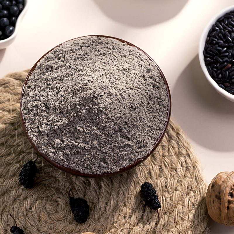 廠家自發(fā) 袋裝 黑芝麻核桃桑葚粉直接沖泡五谷代餐粉批發(fā)代加工OEM代加工