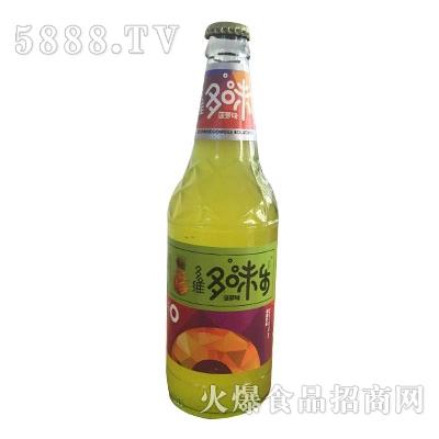 多味樂(lè)菠蘿味碳酸飲料（玻璃瓶汽水）OEM代加工