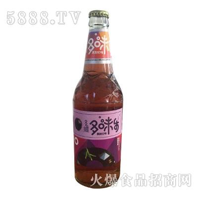 多味樂(lè)黑加侖味碳酸飲料（玻璃瓶汽水）OEM代加工