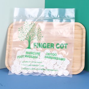 一次性乳膠手指套無(wú)粉無(wú)塵白色手指套利潤(rùn)豐厚市場(chǎng)廣闊