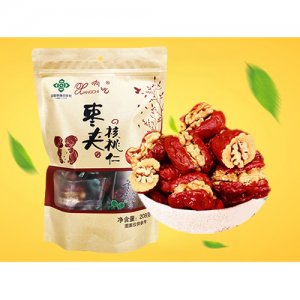 響吃棗夾核桃208gX20袋件