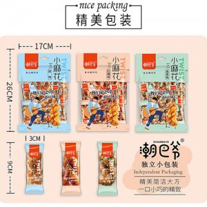 潮巴爺小麻花原味袋裝