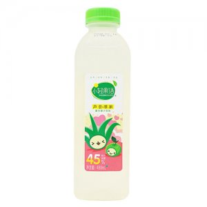 小輕果語蘆薈蘋果復(fù)合果汁飲料488ml